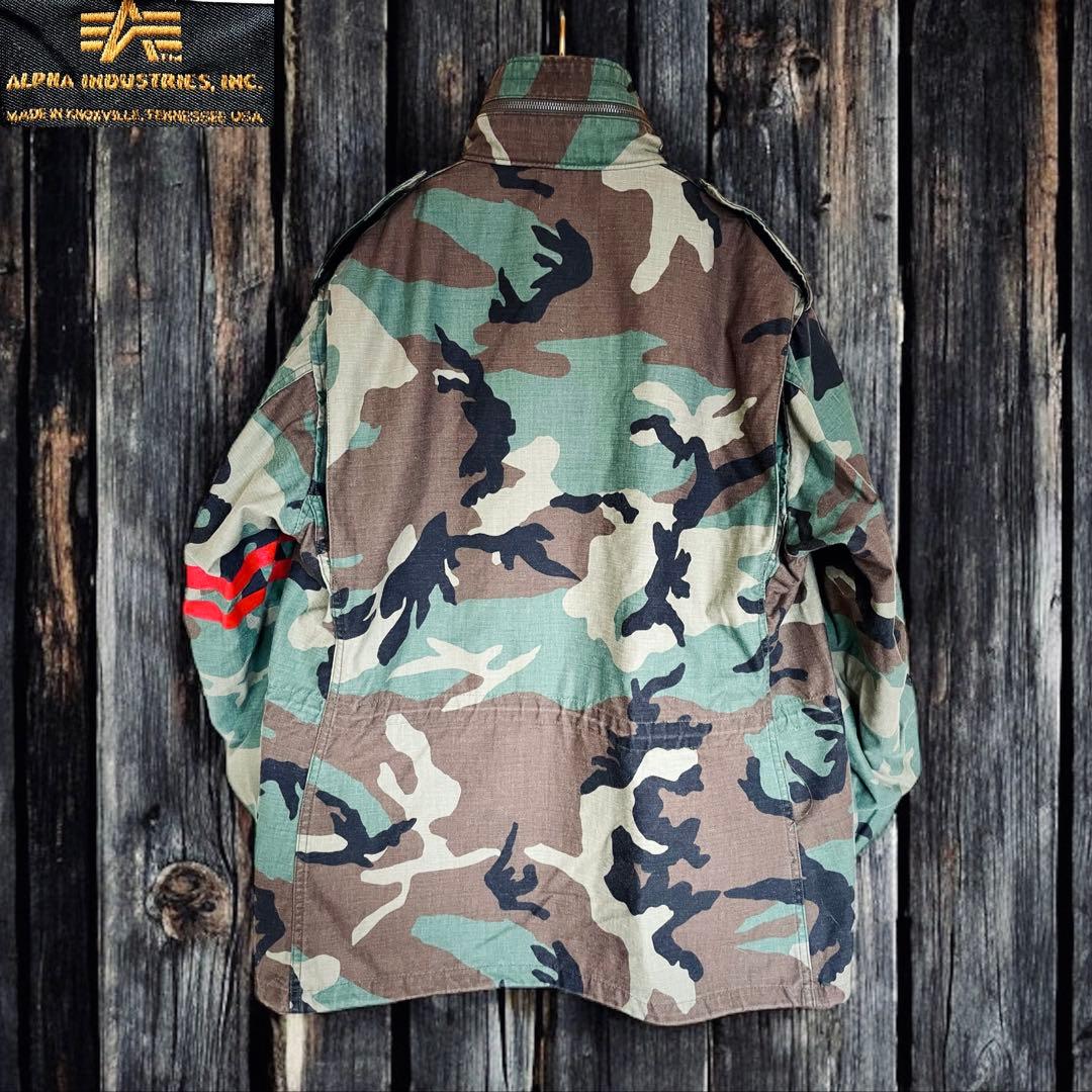 90s ALPHA INDUSTRIES M-65 改 SCOVILLジッパー