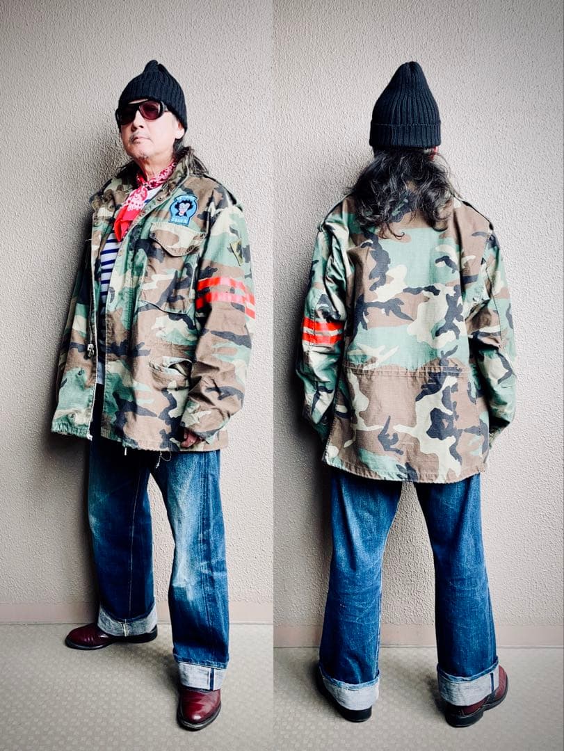 90s ALPHA INDUSTRIES M-65 改 SCOVILLジッパー