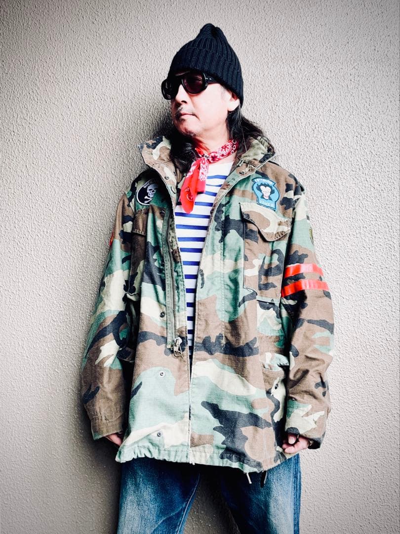 90s ALPHA INDUSTRIES M-65 改 SCOVILLジッパー
