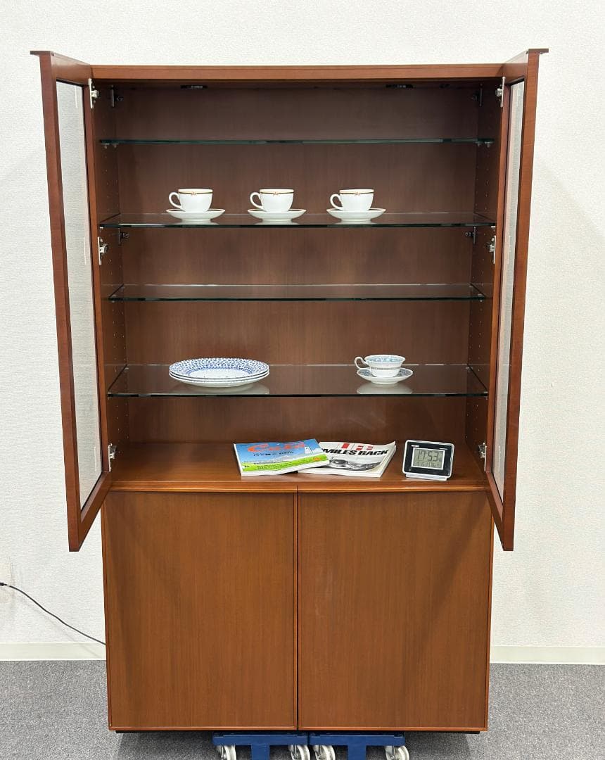 きたちゃん品■アルフレックス■コンポーザー　カップボード　照明付　収納家具