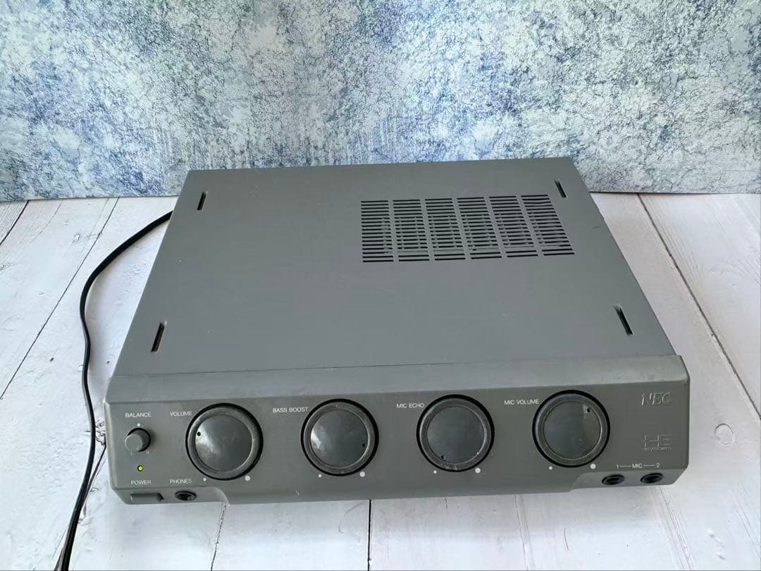 NEC AMP-30ステレオアンプ　 ロムロムアンプ 通電のみ
