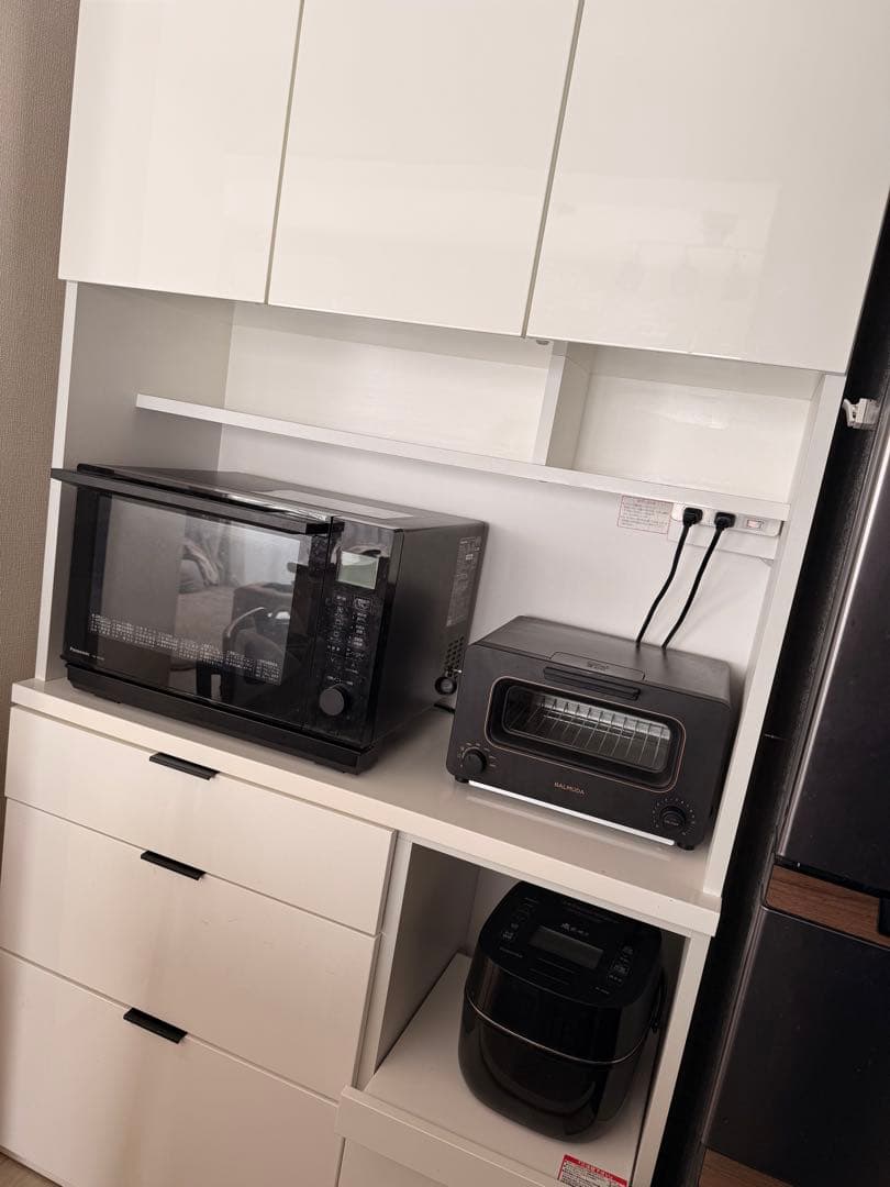 ホワイトキッチンカウンター　ニトリ　エトナ