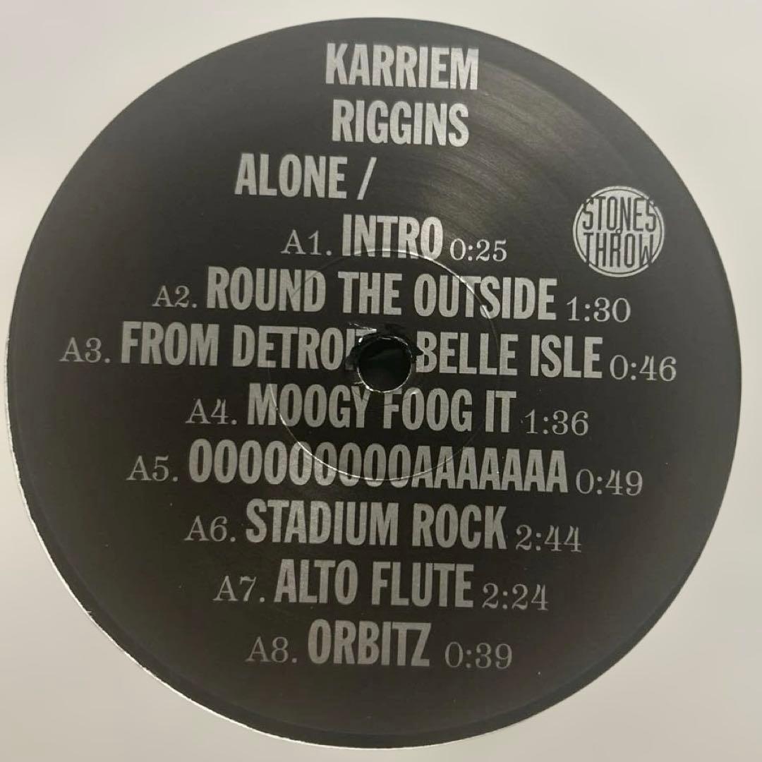 karriem riggins / alone & together レコード