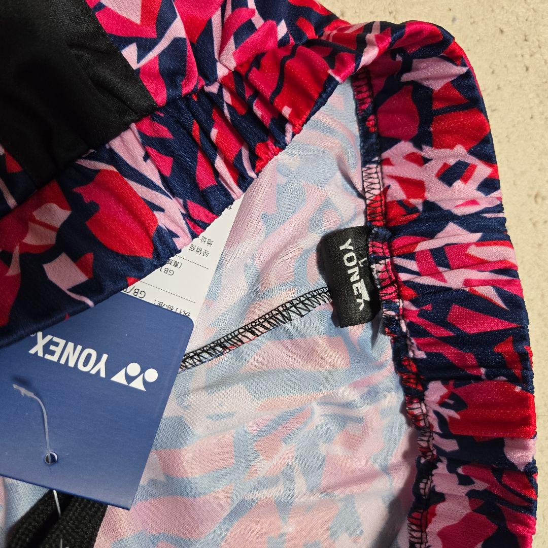 【L】バドミントン ハーフパンツ 日本代表 2023 ピンク YONEX 柄パン