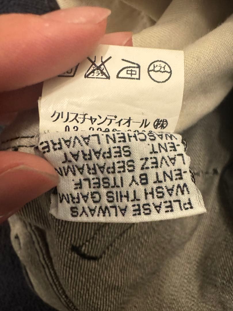 名作 dior homme 05ss 爪痕 デニム エディ期 32 黒 BECK