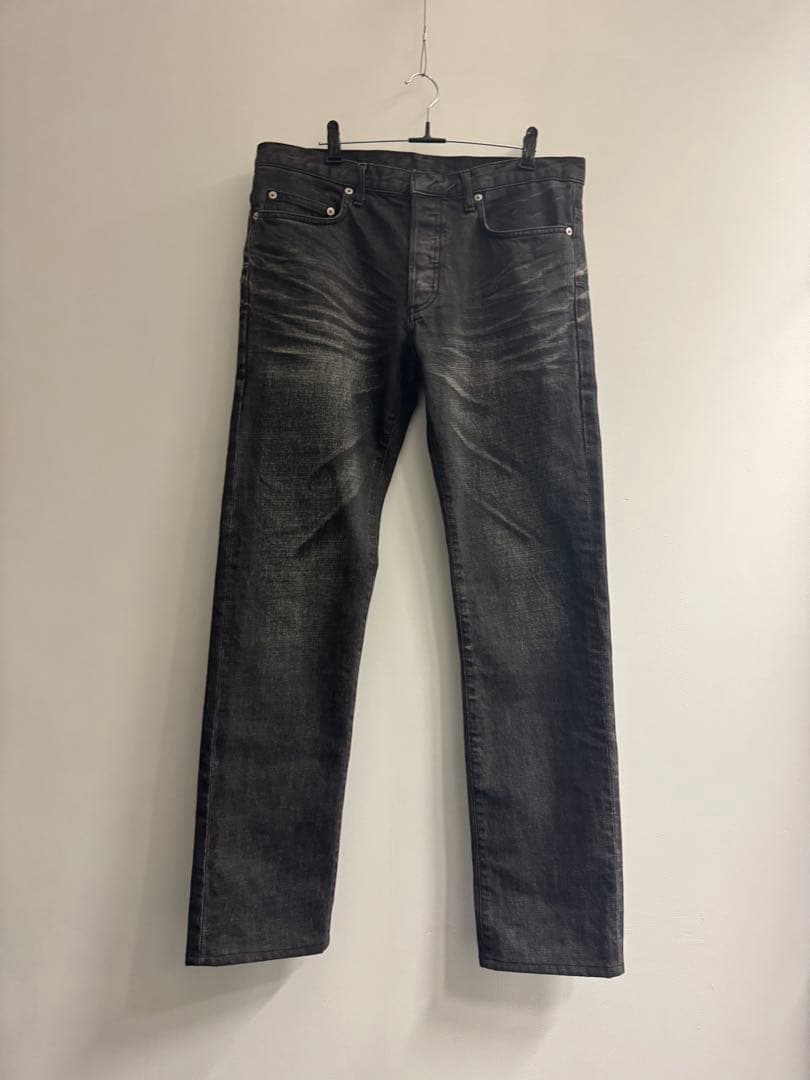 名作 dior homme 05ss 爪痕 デニム エディ期 32 黒 BECK