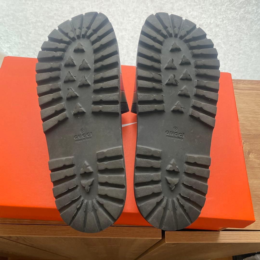 GUCCI グッチサンダル　 黒/緑/赤