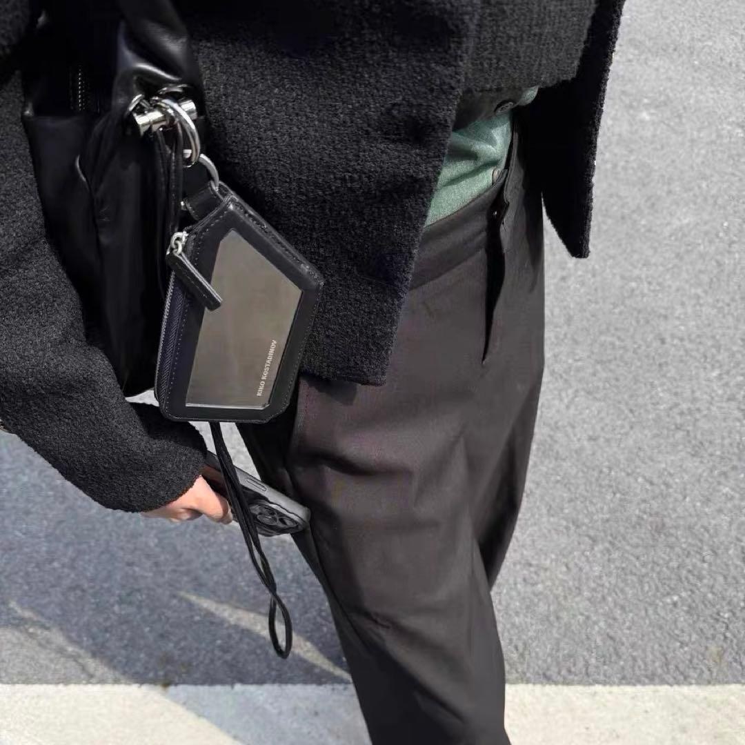 KIKO KOSTADINOV ブラック レザー キーケース