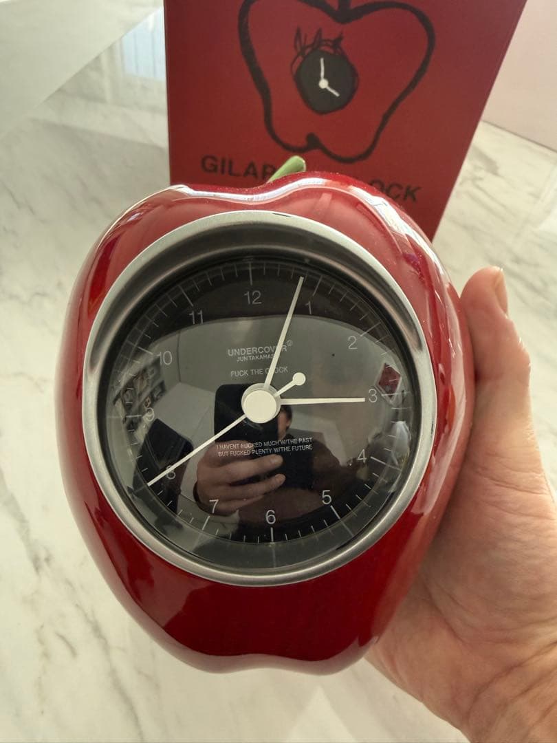 UNDER COVER GILAPPLE CLOCK リンゴ型アナログ時計