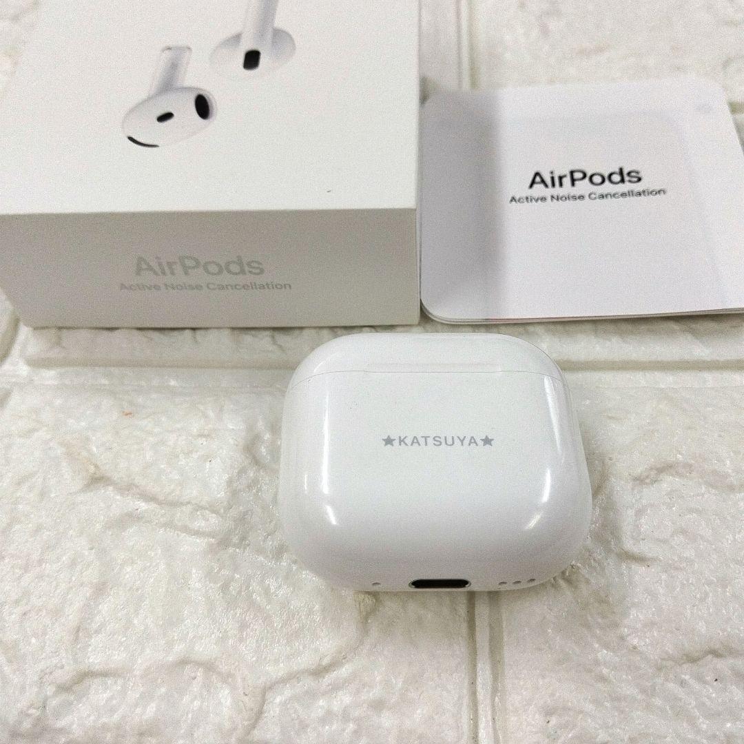 AirPods4 エアポッズ　ノイキャン有　訳あり 記名あり