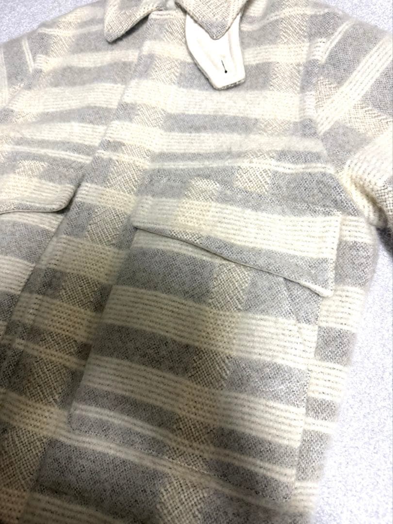 今期STUNNING LURE ｒツイードチェックブルゾン０Off White