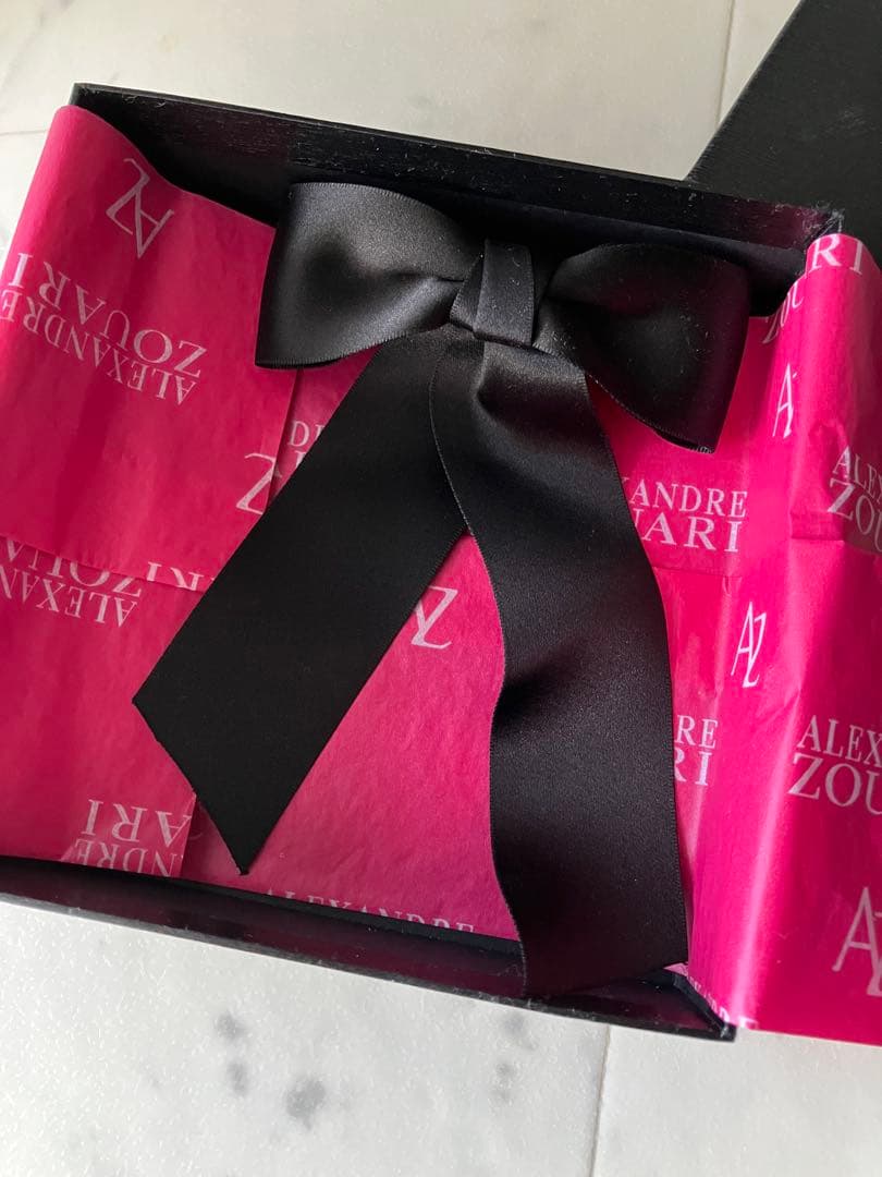 御専用　新品　ALEXANDRE ZOUARI アレクサンドル ズアリ リボン