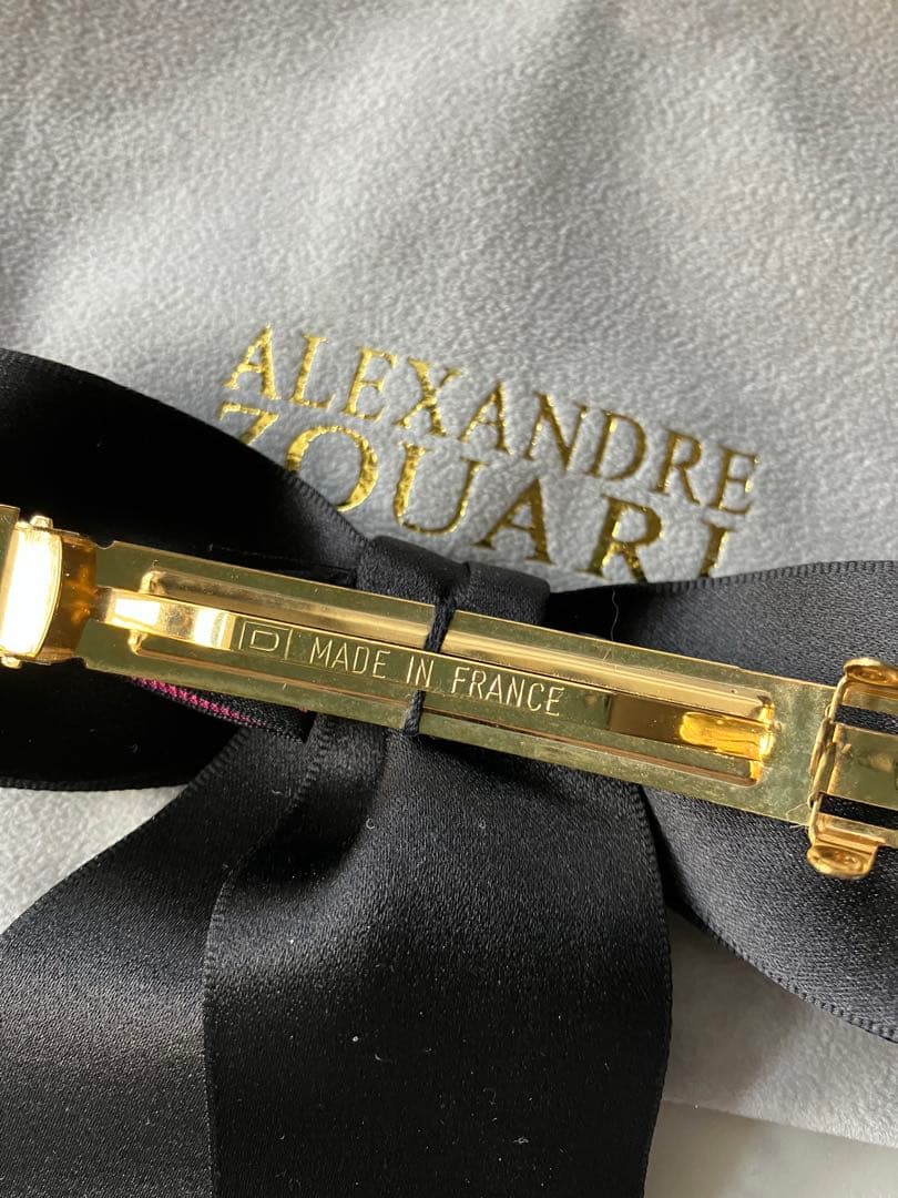 御専用　新品　ALEXANDRE ZOUARI アレクサンドル ズアリ リボン