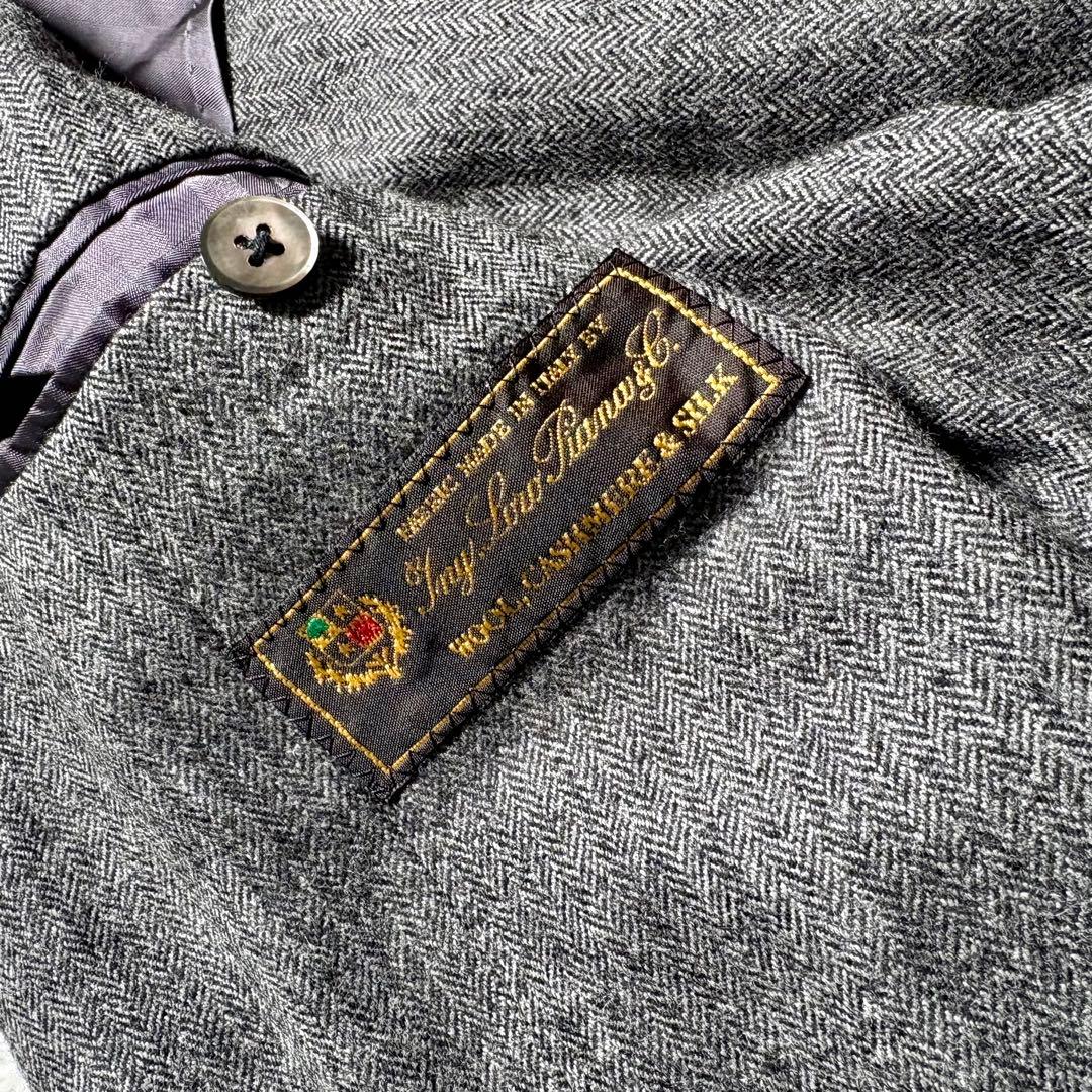 【美品】トゥモローランド　テーラードジャケット　ロロピアーナ　46 カシミヤ混