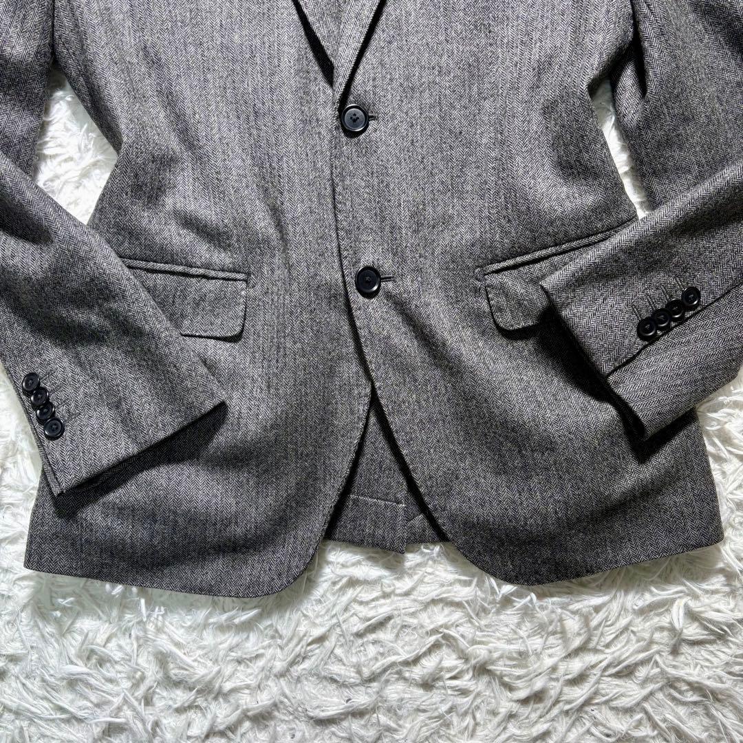【美品】トゥモローランド　テーラードジャケット　ロロピアーナ　46 カシミヤ混