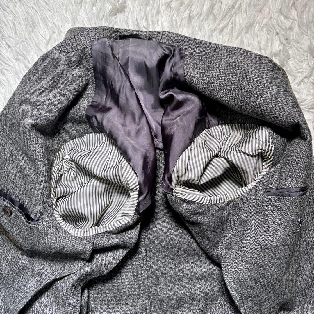 【美品】トゥモローランド　テーラードジャケット　ロロピアーナ　46 カシミヤ混