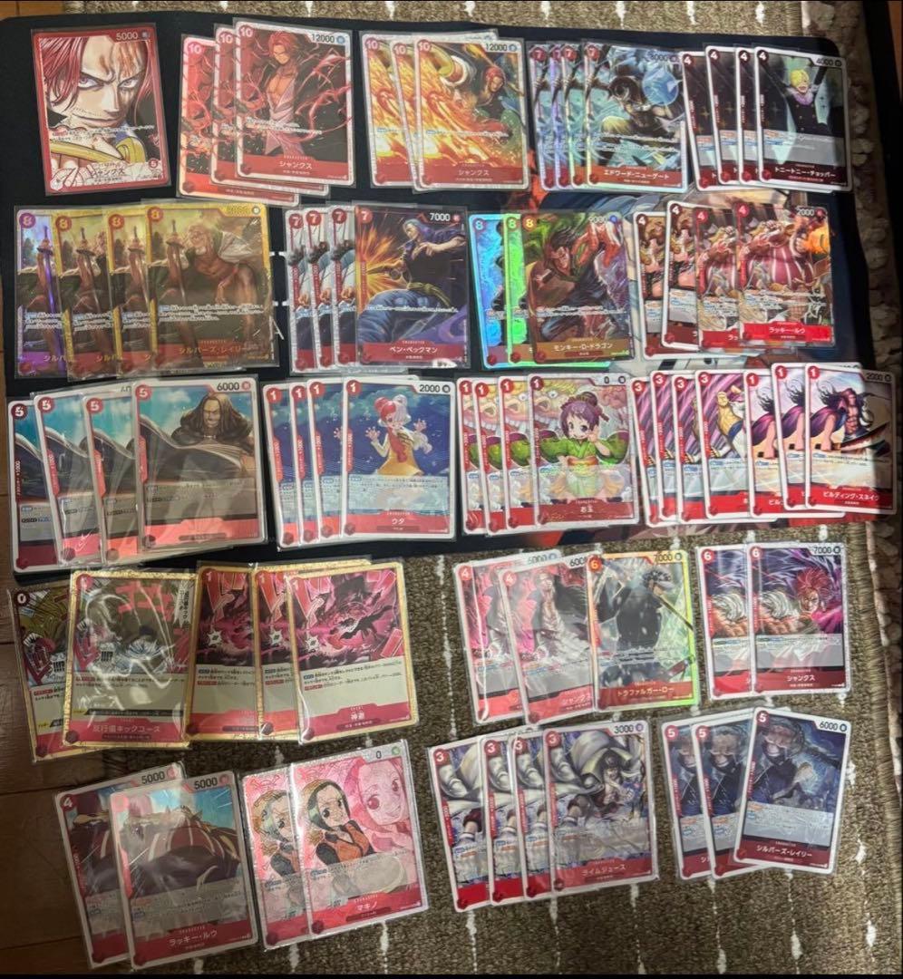 ワンピースカード　引退セット　デッキ　パラレル