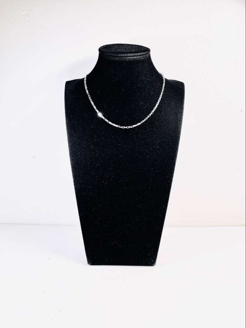 【超美品！送無】GUCCI ボストン チェーン ネックレス シルバー925