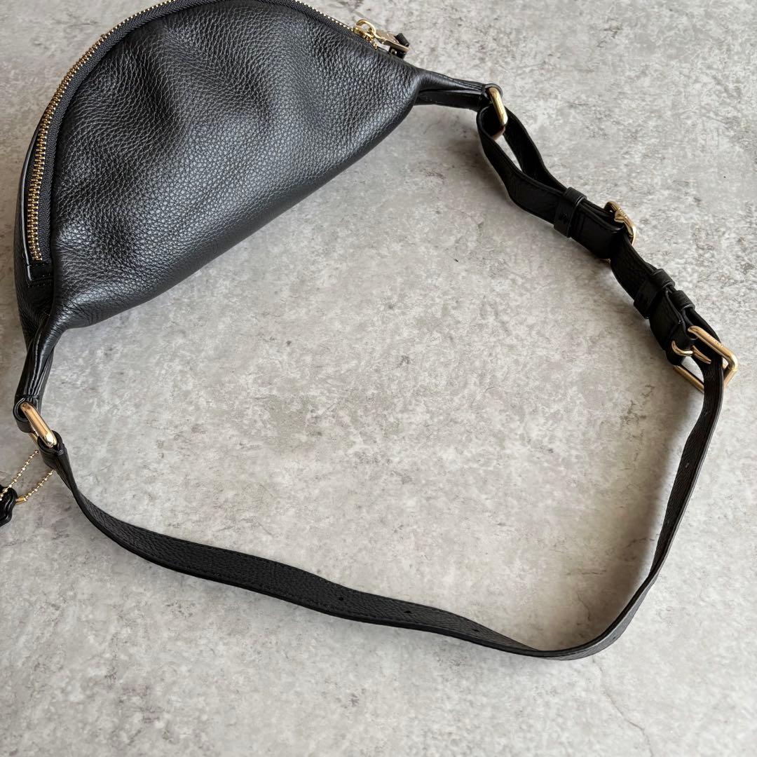 zなえなの33様COACH ボディバッグ ショルダーバッグ ゴールド金具 レザー