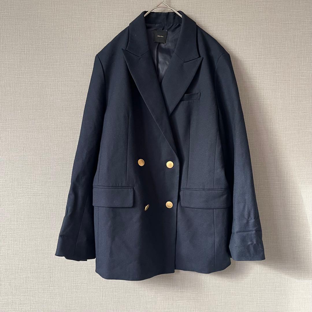 【2023AW】スピックアンドスパン ミルドクロスピークドラペルジャケット　定番