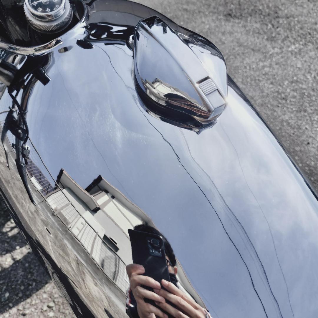 YAMAHA SR400/500用 メッキ ナロータンク