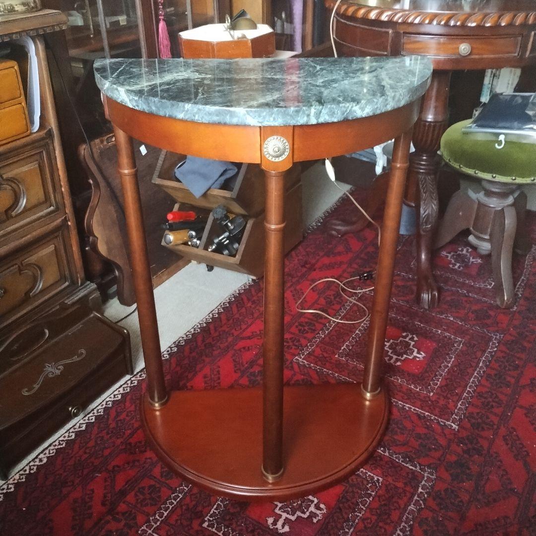 e*a様 アンティークスタイル　大理石天板　サイドテーブル　コンソールテーブル