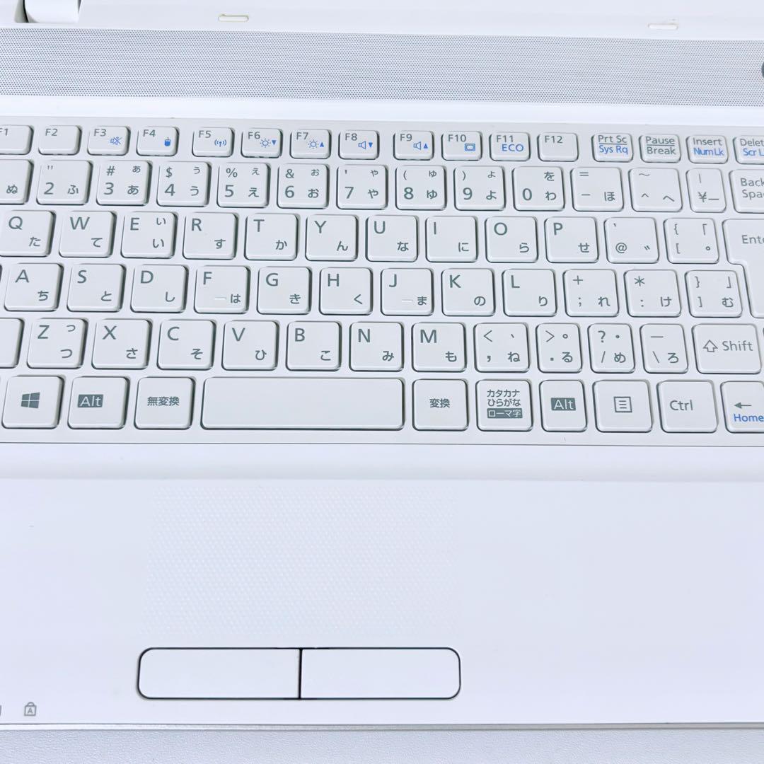 G-10/富士通/ノートパソコン/大容量SSD512GB/Win10/カメラ