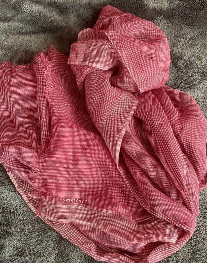 江戸小紋　廣瀬染工場　comment? シルクストール