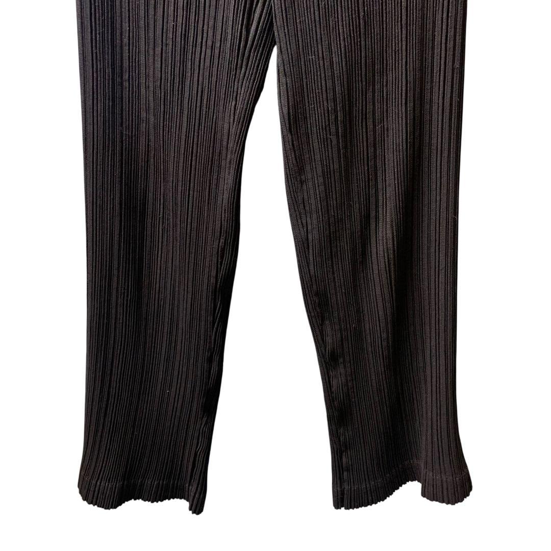 【イッセイミヤケ】　フレアパンツ　ボトムス プリーツプリーズ　Sサイズ　@