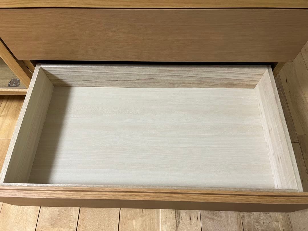 【無印良品】テレビボード オーク材ＡＶラック　幅150㎝