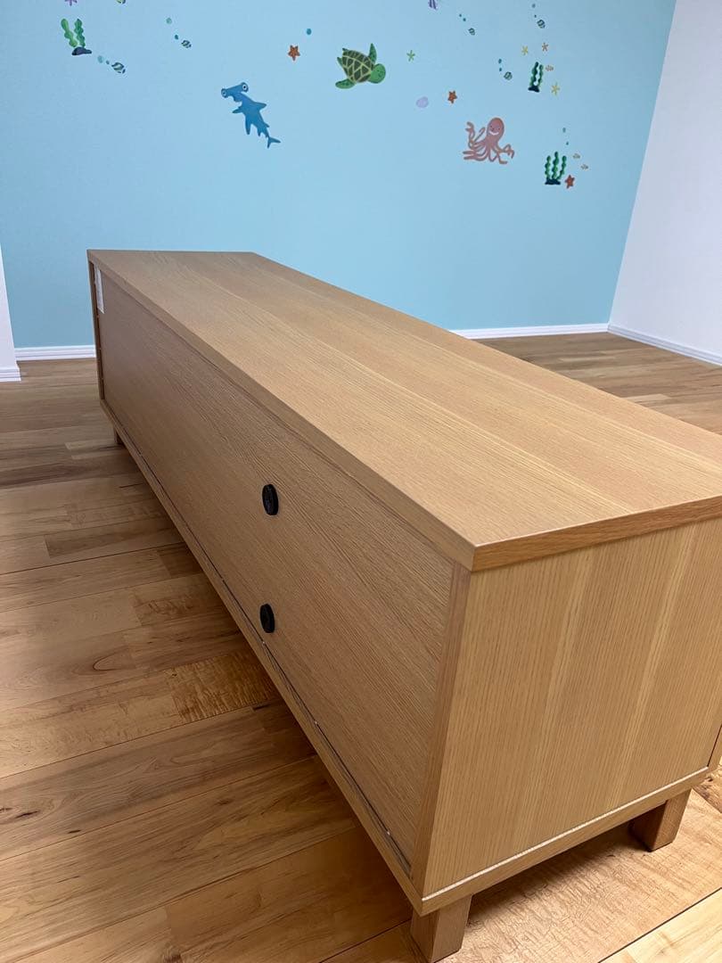 【無印良品】テレビボード オーク材ＡＶラック　幅150㎝