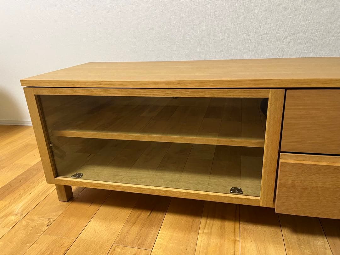 【無印良品】テレビボード オーク材ＡＶラック　幅150㎝
