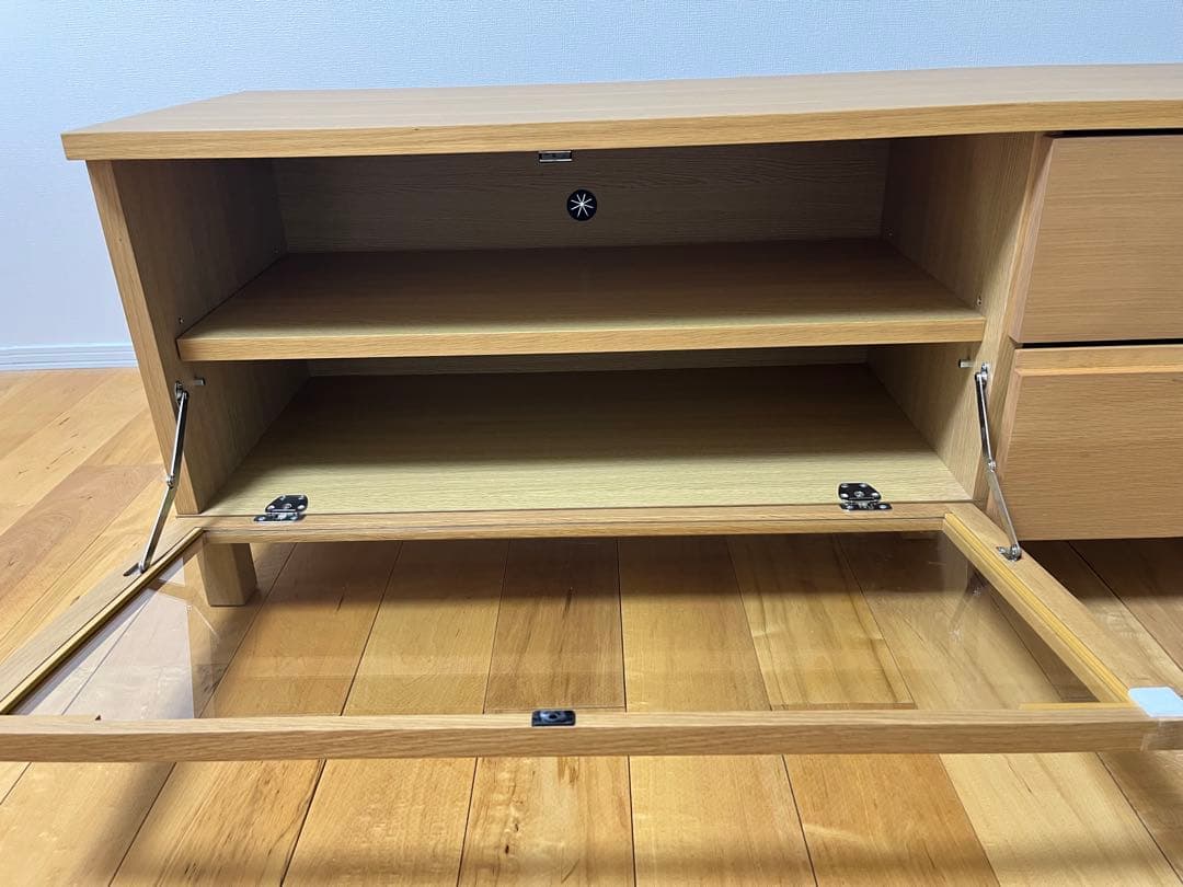 【無印良品】テレビボード オーク材ＡＶラック　幅150㎝
