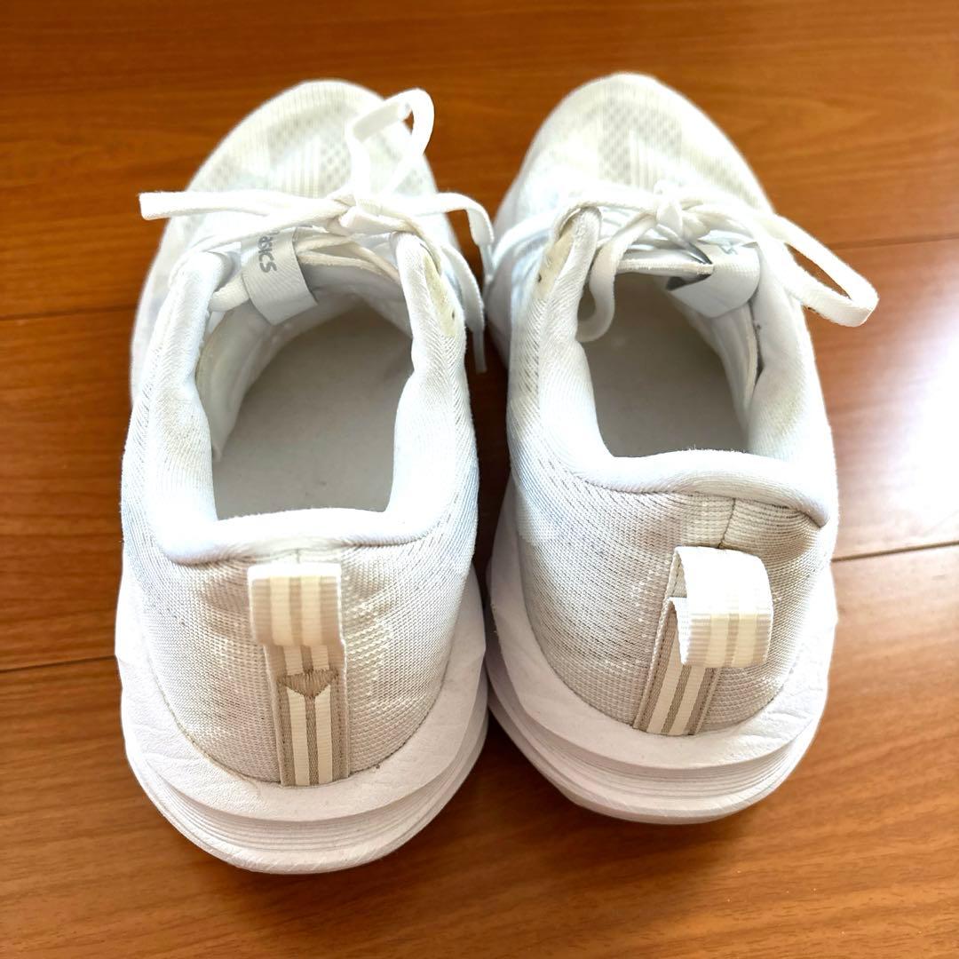 アシックス　ノヴァブラスト5 　ホワイト 　白　メンズ　25.5cm