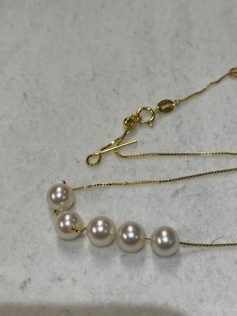 伊勢志摩英虞湾産あこや真珠　6-6.5mm パールネックレス