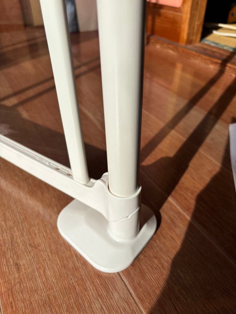 ペットゲート 猫用 アクリル版ホワイト 約200cm