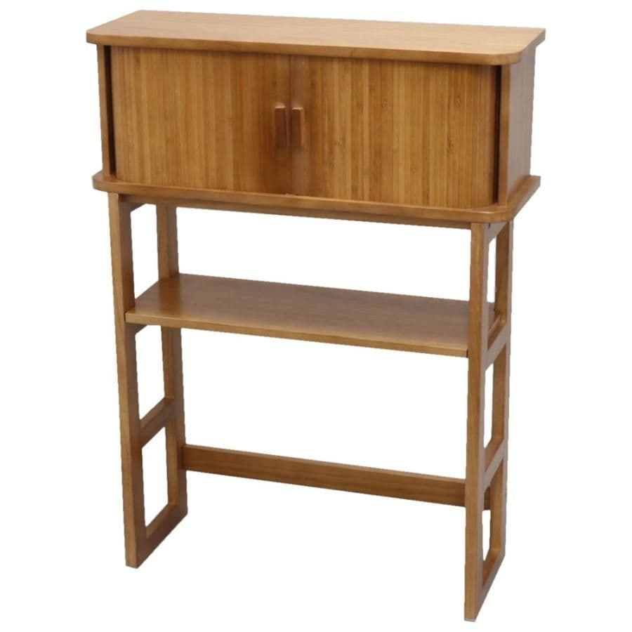 OSMAC 天然木桐製ジャバラ扉のコンソールテーブル ブラウン