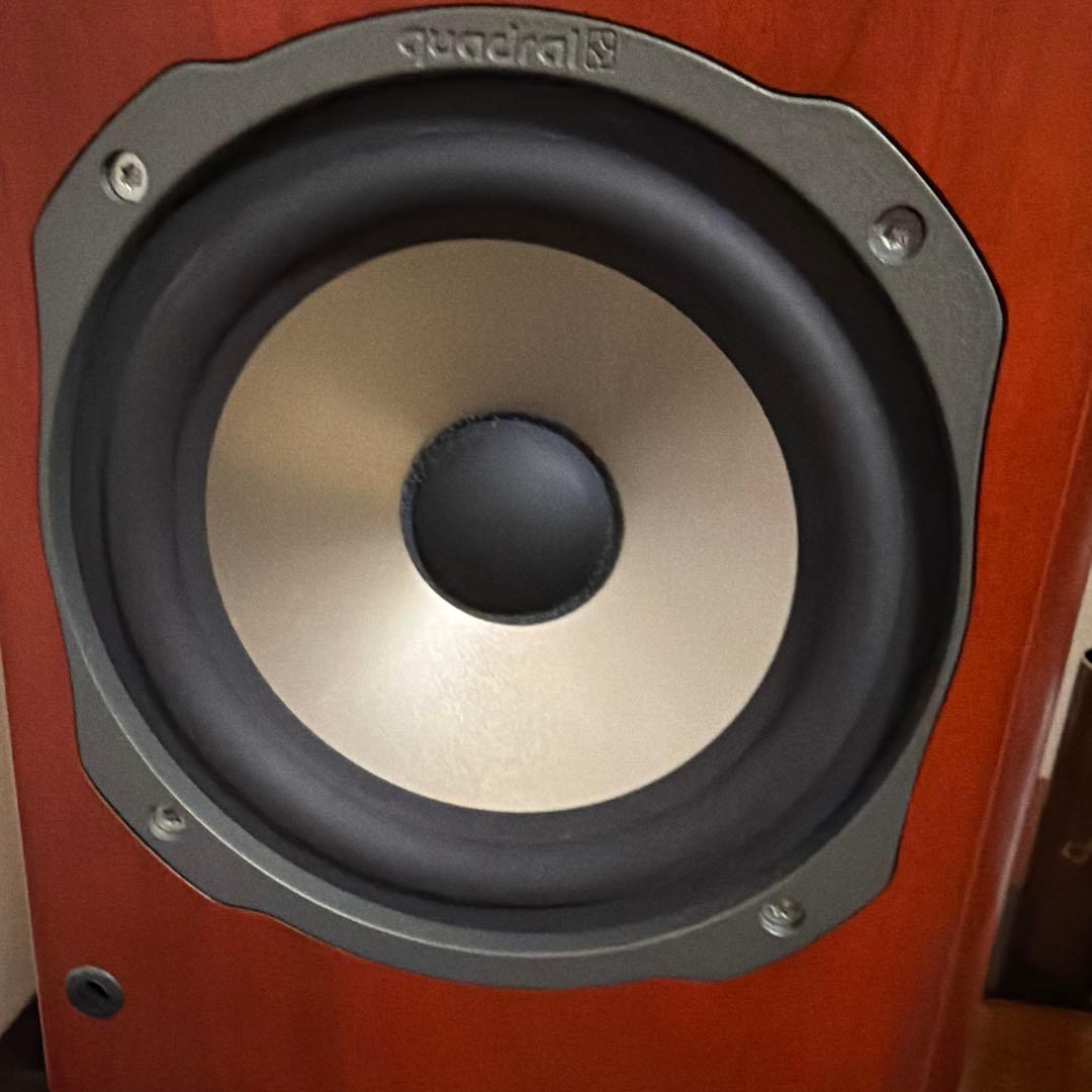 美品✨クアドラルロンドチェリー色　スピーカースタンドとスペーサー付き