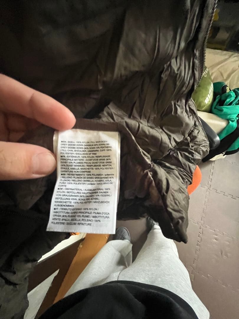 Arc'teryx ダウンジャケット ダークグレー