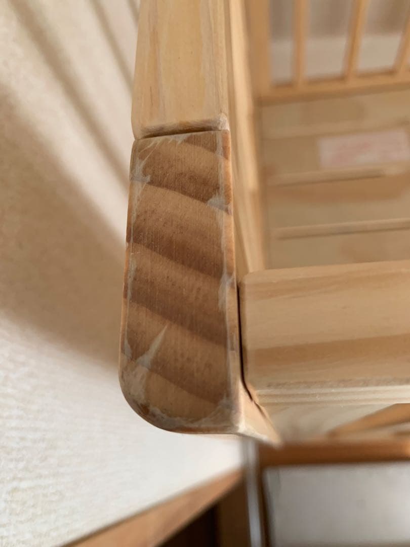 そいねーるラージ ナチュラル ベビーベッド 専用マット付 大和屋