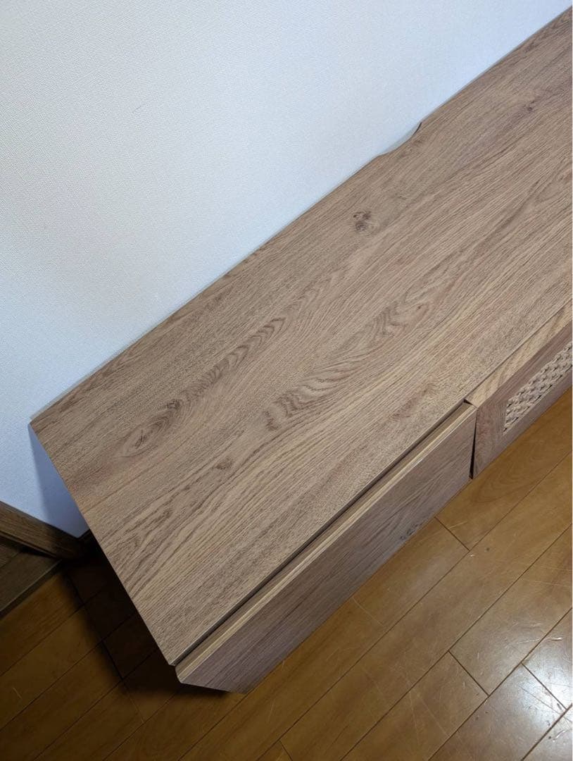 ■送料込■LOWYA ラタン ローテレビボード テレビ台 北欧風人気家具 TV棚