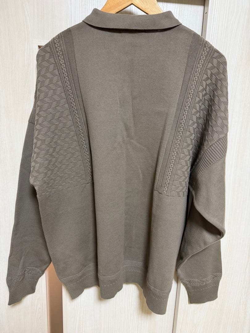 YASHIKI ヤシキ Hatsushimo Knit Polo ニットポロ