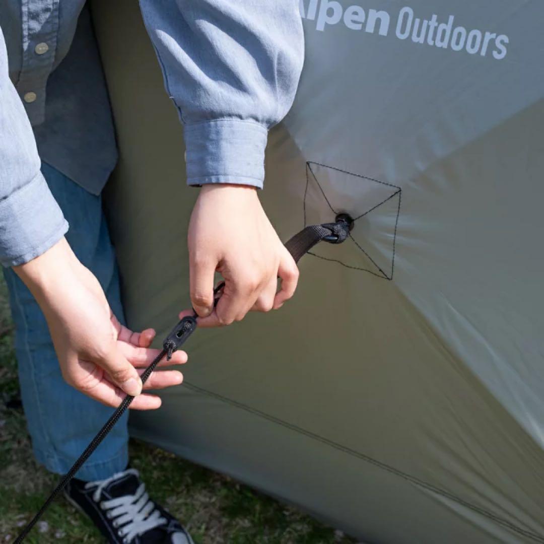 アルペンアウトドアーズ 100%完全遮光 シェード キャンプ テントPOPUP