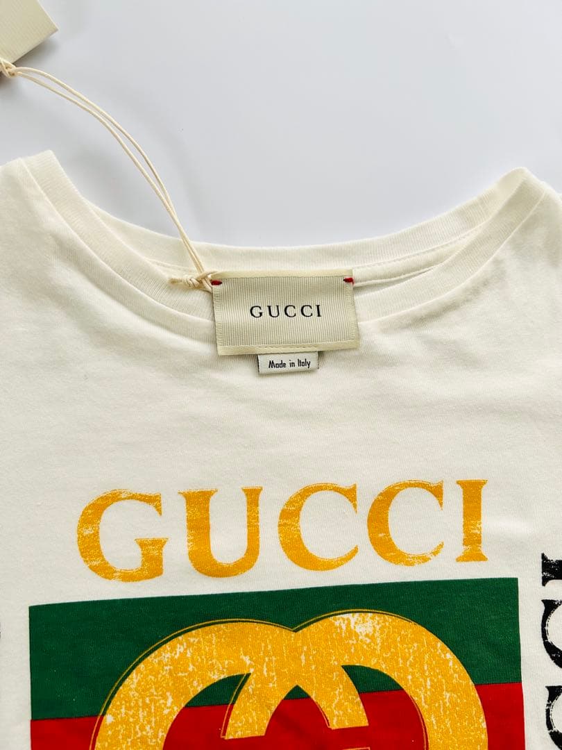 GUCCIチルドレンロゴTシャツ[10]