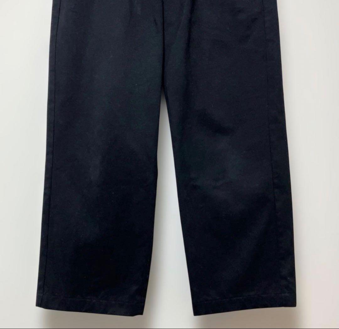NOAH 黒 チノパン 後ろポケット付き