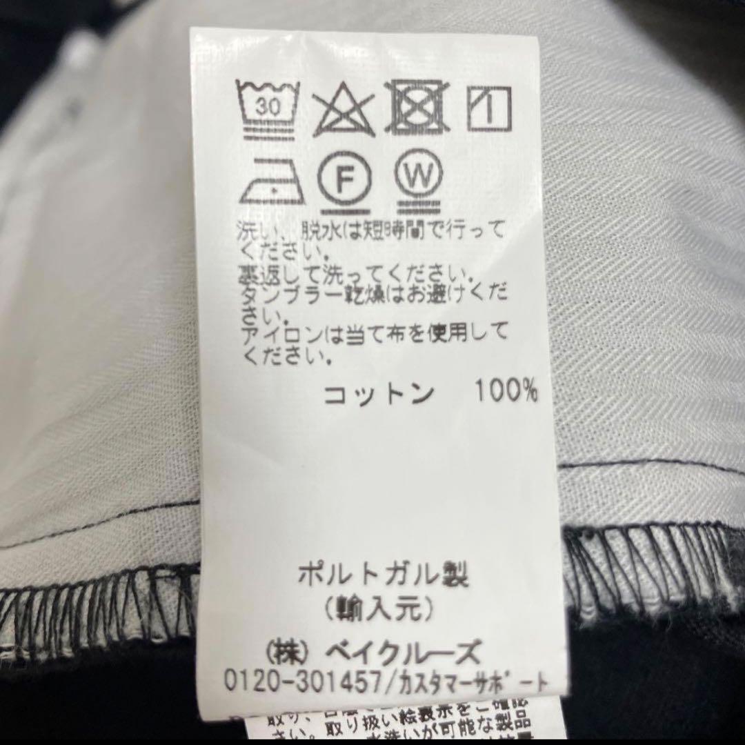 NOAH 黒 チノパン 後ろポケット付き