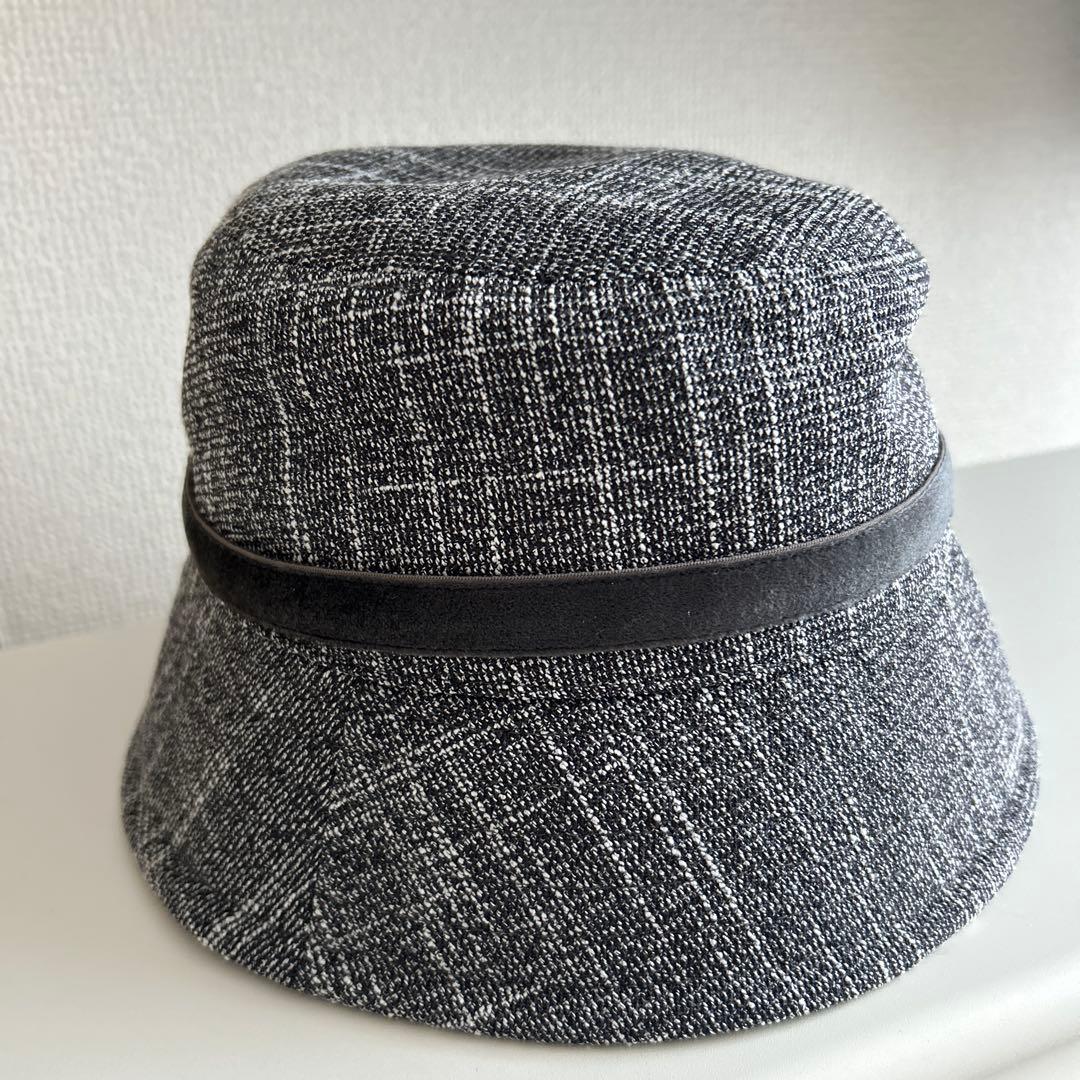●美品●CA4LA TWEED BUCKET HAT UVカット 洗える
