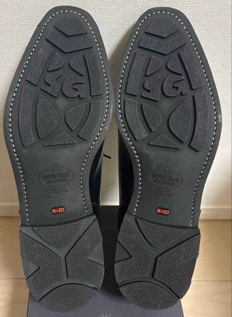 新品未使用　スコッチグレイン　ブラックドレスシューズ 26.5cm