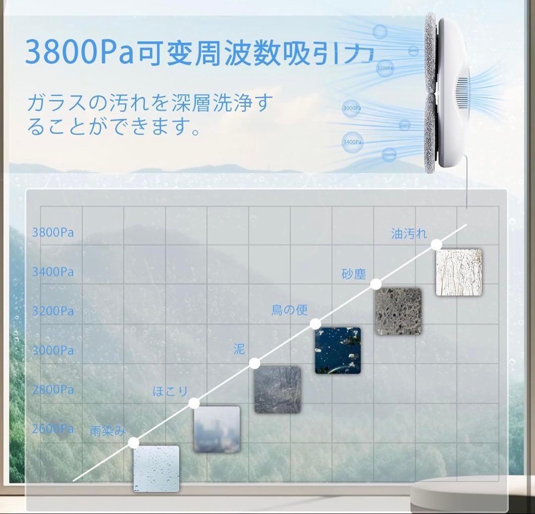 TOSIMA 窓掃除ロボット W2 ホワイト 新品未使用