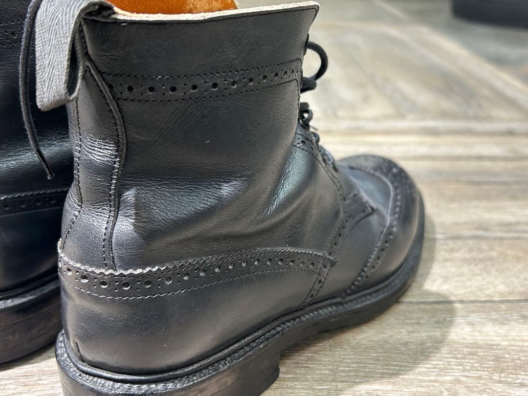 あ*ゆ様 トリッカーズ　カントリー　UK5.5 ブラック　90年代